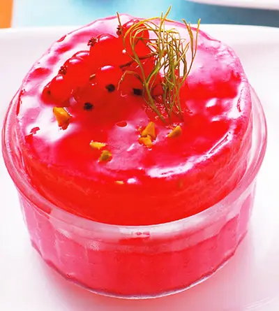 冰鎮野莓舒芙蕾