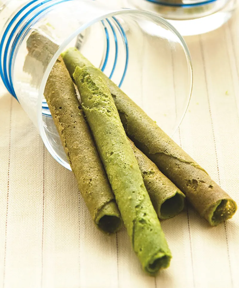 和風抹茶蛋捲