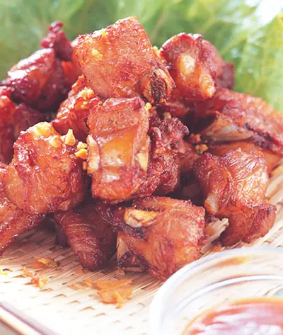 蒜酥排骨