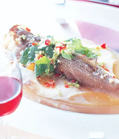檸檬清蒸魚