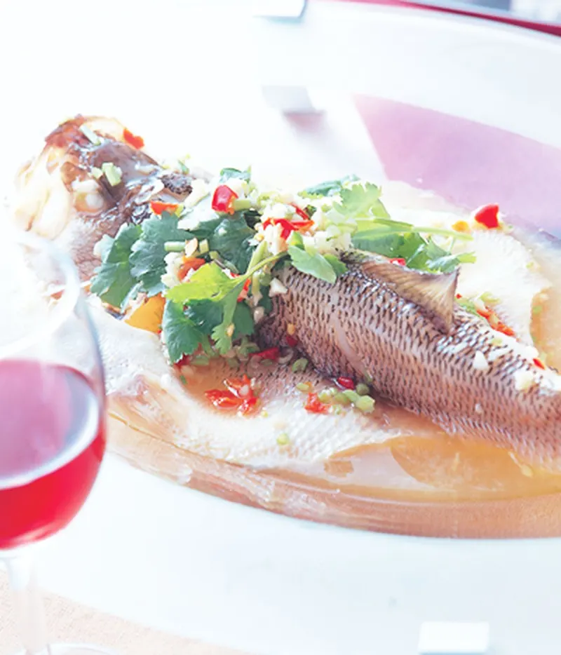 檸檬清蒸魚