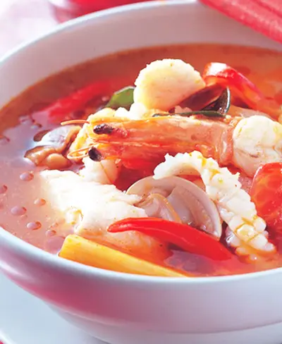 酸辣海鮮湯