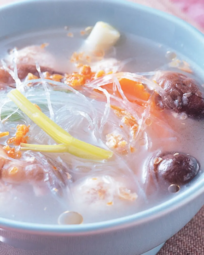 肉末冬粉湯