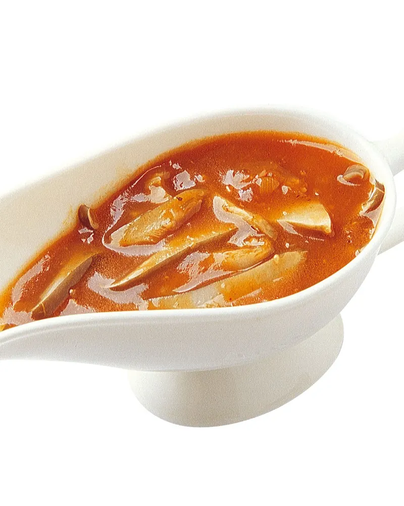 鮑魚菇番茄醬汁