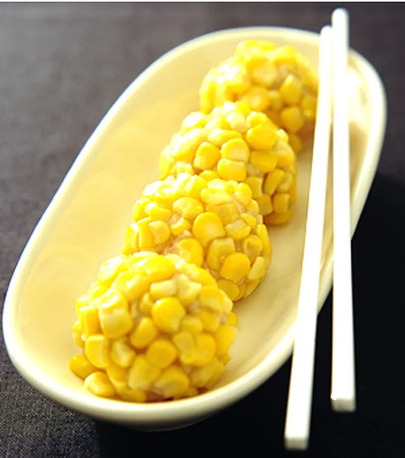 玉米鮮蝦丸