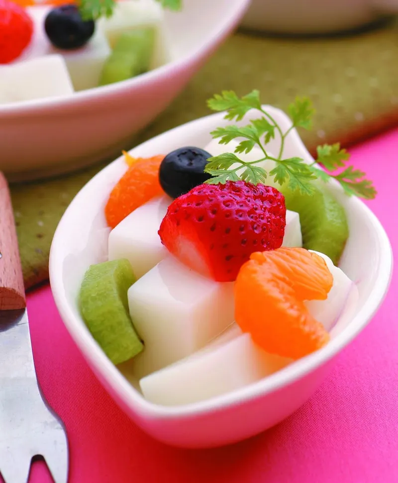 杏仁豆腐什錦水果