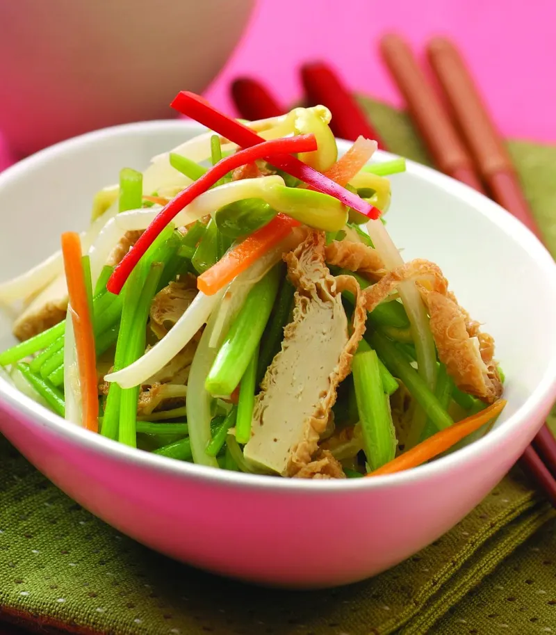 山芹豆包黃豆芽