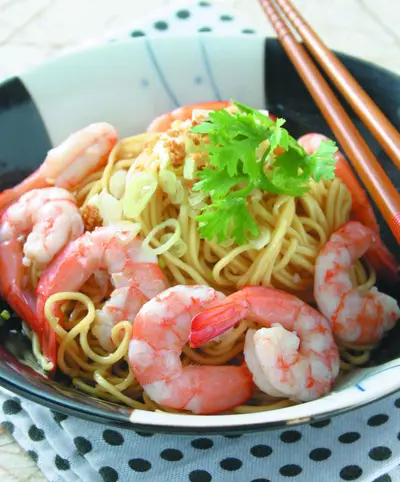 蝦仁撈麵