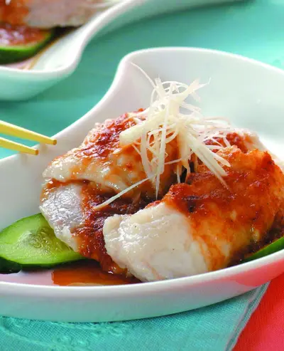 中式涼拌魚片