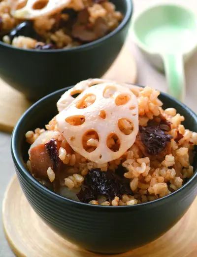 黑棗蓮藕飯