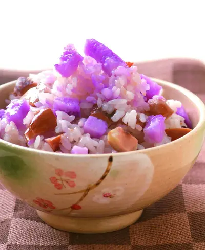 栗子山藥飯
