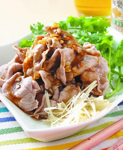 蒜茸肉片