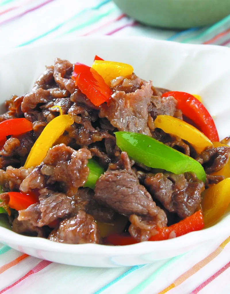 彩椒牛肉
