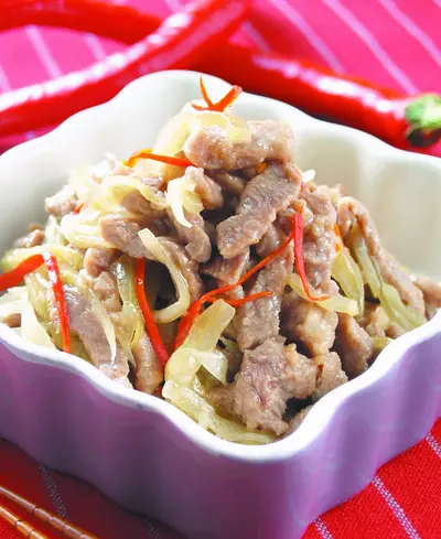 酸菜牛肉絲