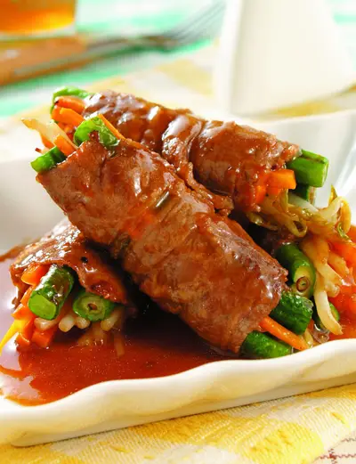 長豆肉卷