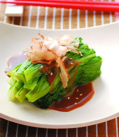 芝麻醬淋春菊