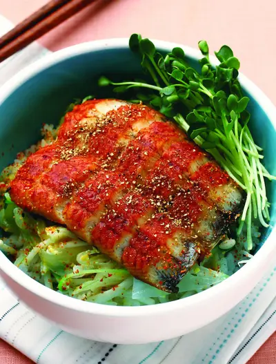 鰻魚柳川蓋飯