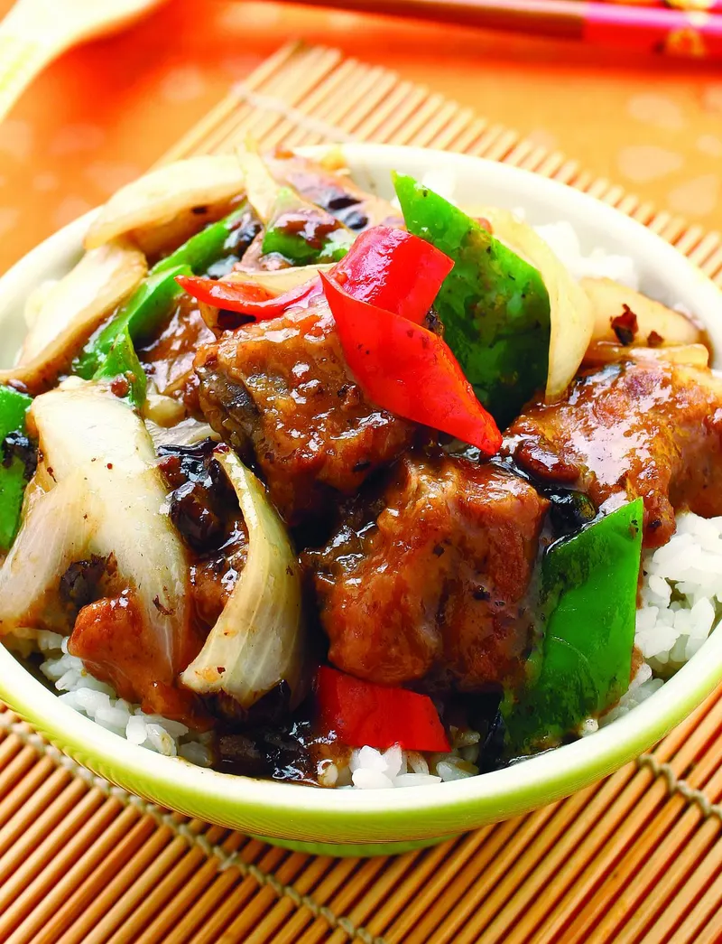 豉椒排骨蓋飯