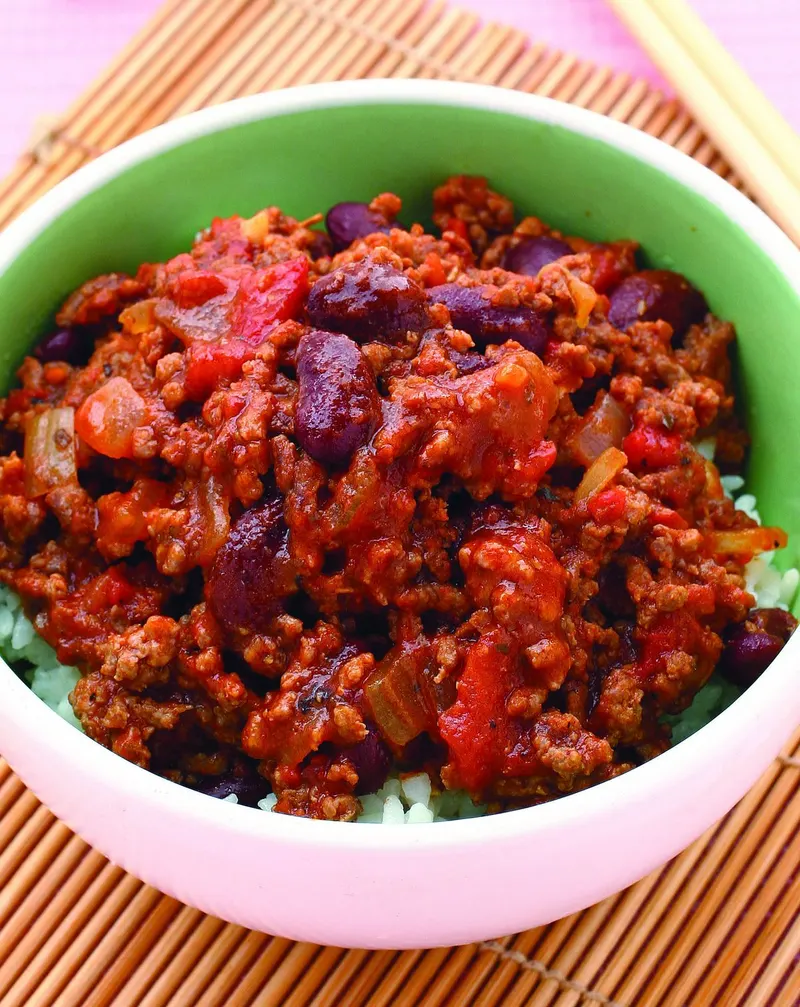 墨西哥式蕃茄碎牛肉蓋飯