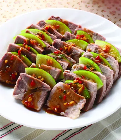蘋果蒸肉