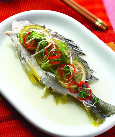 檸檬蒸魚