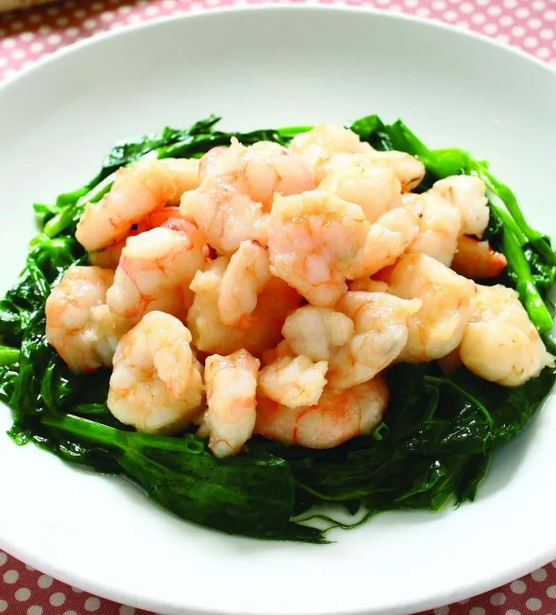 豆苗蝦仁(3)