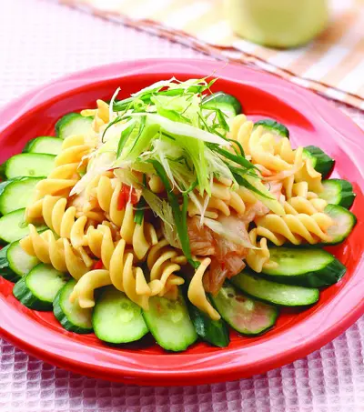 螺旋泡菜冷麵