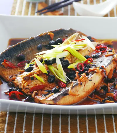 豆豉虱目魚腹