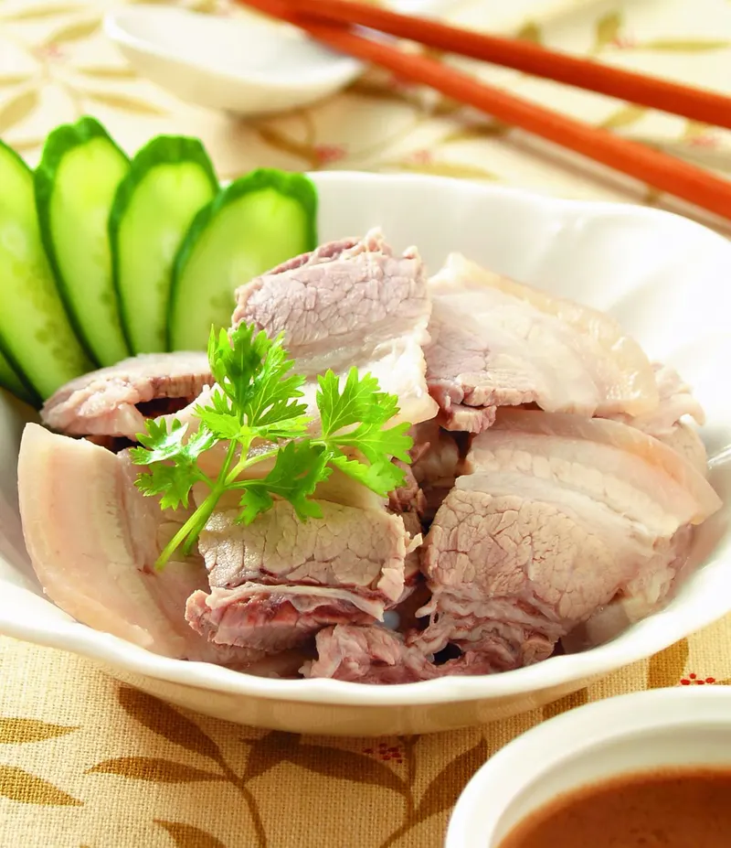 麻醬白切肉