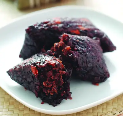 紫米豆沙粽(1)