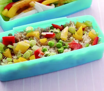 蔥香蔬食炒飯