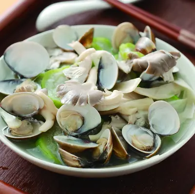 絲瓜蛤蜊蒸粉絲