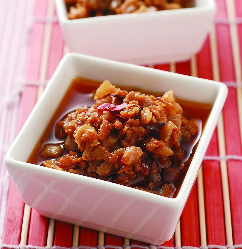 菜脯素肉醬