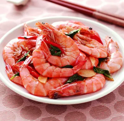 麻油炒鮮蝦
