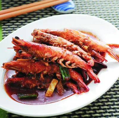 沙嗲草蝦串