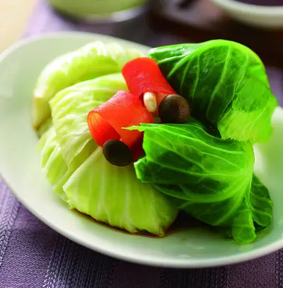 香煎高麗菜捲(1)