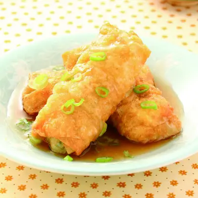 豆皮飯菜捲