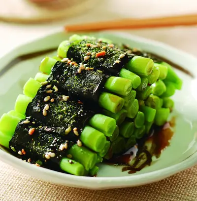 四季豆海苔卷