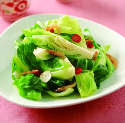 櫻花蝦高麗菜苗