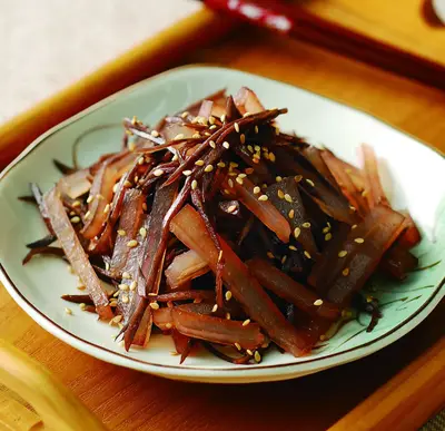 牛蒡炒瓊脂
