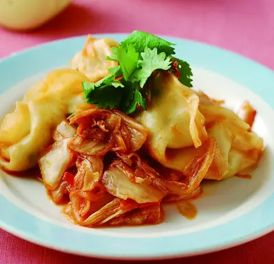 韓式泡菜炒餃子