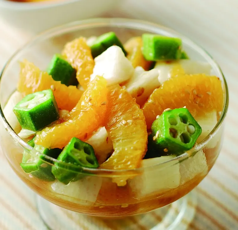 柳橙山藥日式沙拉
