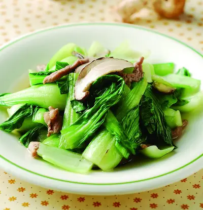 香菇炒青江菜