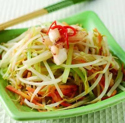 低脂蟹肉豆芽