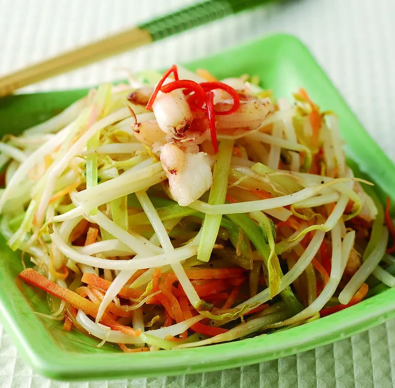 低脂蟹肉豆芽