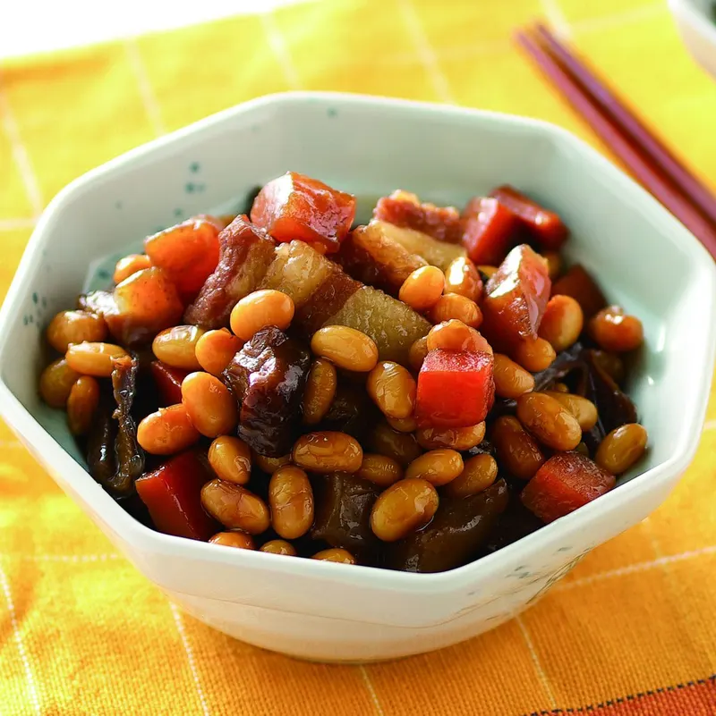 大豆滷肉丁