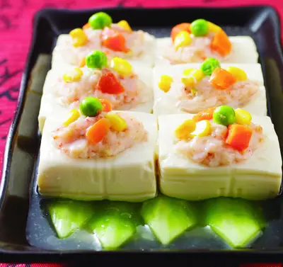 百花釀豆腐