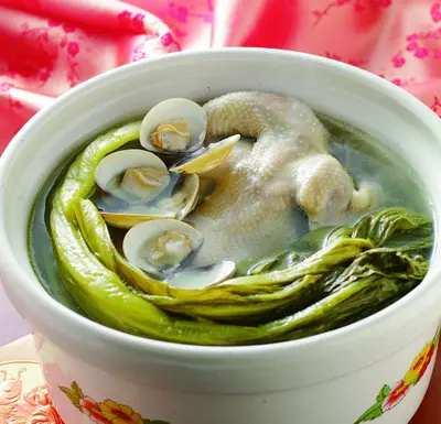 長年菜蛤仔雞