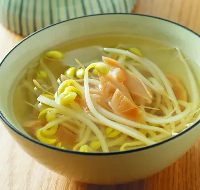 蘿蔔乾豆芽湯