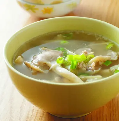 肉末鮮菇湯